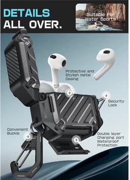 Supcase Unicorn Beetle Pro geschikt voor AirPods 4 hoesje — thumbnail 5