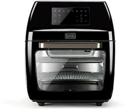 Heteluchtfriteuse en Oven 1700W - 12L - Instelbare Temperatuur 40-200 °C met 8 Vooraf Ingestelde Programma's en Transparante Deur — thumbnail 1