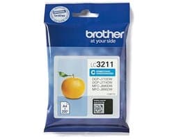 Originele Cyaan Inktcartridge voor DCPJ572DW, MFCJ491DW, MFCJ497DW, MFCJ890DW en MFCJ895DW - Tot 200 pagina's