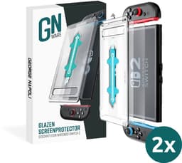 George Napoli Screenprotector Geschikt voor Nintendo Switch 2 - Beschermglas - Glasplaatje - Met Installatietray - Tempered Glass - 2-Pack — thumbnail 1