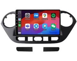 CarPlay autoradio geschikt voor Hyundai i10 | 2014 t/m 2017 | Android 16 | Draadloos Apple CarPlay & Android Auto | 2GB + 32GB | QuadCore processor | Denago DNG-A16 | 2025 model | 2014 2015 2016 2017 | Bluetooth & Wifi