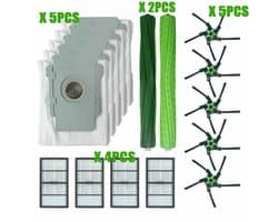 Geschikt voor HEPA-filterset Geschikt voor rol-/zijborstel Geschikt voor iRobot Roomba S9 / S9 Plus stofzuiger