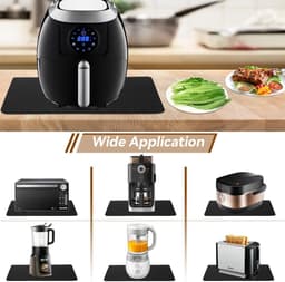 3 stuks hittebestendige matten voor de airfryer - vilten onderzetters - isolatiematten voor de keuken - accessoiresmatten voor de airfryer - antislipmatten - hittebestendige isolatiematten — thumbnail 6