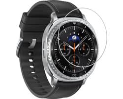 Screenprotector - Geschikt voor Samsung Galaxy Watch 8 Classic (46 mm) - Sterk & Shockproof - Tempered Glass - Gehard Glas - Beschermglas Screen - Bescherm Protector - Cover voor Smartwatch