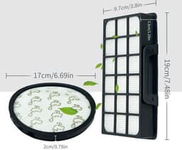 1 set Motor filter geschikt voor Rowenta Silence Force Cyclonic X-Treme Power RO7611 RO7623 RO7634 RO76 RO6984EA ZR0060 — thumbnail 5