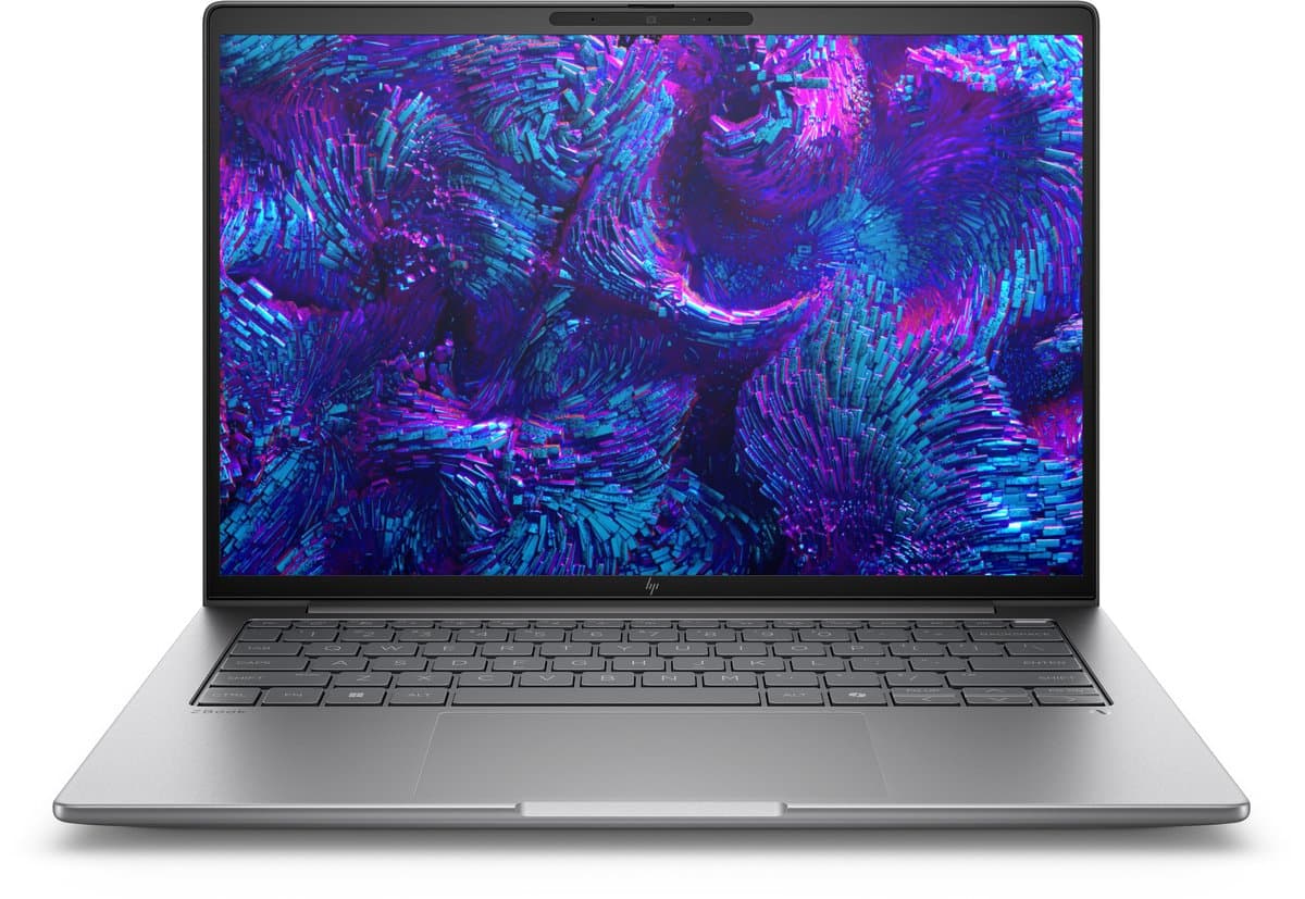 HP ZBook 8 G1i Intel Core Ultra 7 255H Mobiel werkstation 35,6 cm (14") 2.5K 32 GB DDR5-SDRAM 1 TB SSD NVIDIA RTX 500 Ada Wi-Fi 7 (802.11be) Windows 11 Pro AI Workstation, AI PC Zilver — afbeelding 1