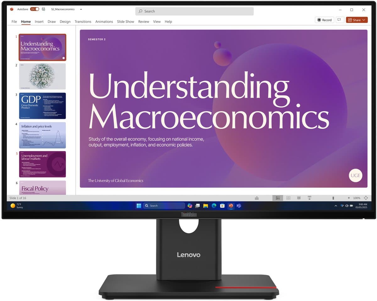 Lenovo ThinkVision T24D-40 Monitor — afbeelding 1