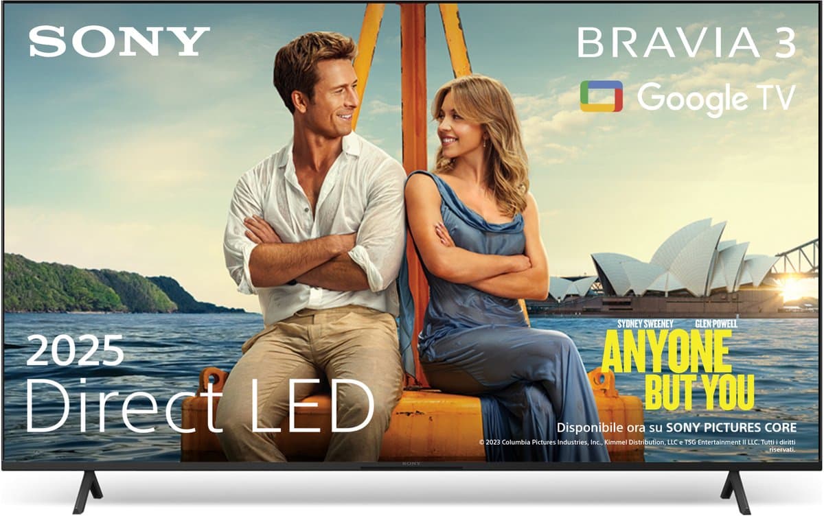 SONY K43S35BP.CEI (BRAVIA 3) - Ultra HD 4K - Led-tv - 43 inch - 2025 — afbeelding 1