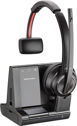 Plantronics Savi W8210/A, UC Monauraal Hoofdband Zwart, Grijs — thumbnail 2