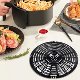 Air Fryer-bakmat - Reservemand luchtfriteuse - vervangende grillpan - Herbruikbare luchtfriteuse-inzetstukken - voor koken, grillen, keuken, braden (20 cm) - 1stuk — thumbnail 3