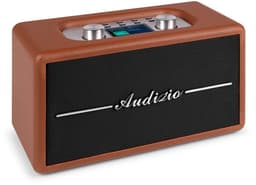Retro radio - Audizio Tune60 - DAB radio met Bluetooth - Vintage look - DAB+ en FM - Bruin — thumbnail 1