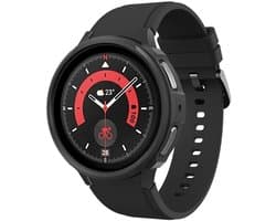 Hoesje Geschikt voor Samsung Galaxy Watch5 Pro 45mm - Liquid Air Case - Zwart - Spigen