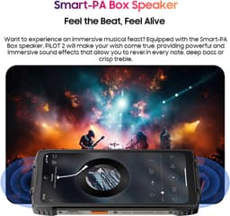 OSCAL PILOT 2 Robuuste Smartphone - 24GB RAM - 256GB ROM - 8800mAh - 6.5 Inch - Android 14 - Robuuste IP68 Waterdicht - 50MP - NFC - Dual SIM - Oranje — thumbnail 2