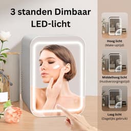 Skincare Fridge 4L - Organizer - Make up Koelkast - Beauty Fridge - Wit — thumbnail 6