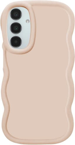 Avizar Snoepetui Geschikt voor Samsung Galaxy A16 4G en A16 5G Schokbestendig, Beige — thumbnail 3