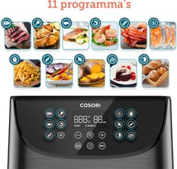 Cosori – Airfryer XL – 5.5L – 11 Programma’s – Inclusief Spiezenrek — thumbnail 14