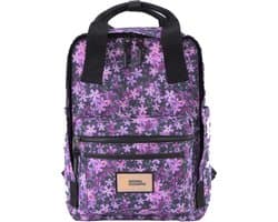 National Geographic Laptop Rugzak / Rugtas / Schooltas - 12 inch - Legend - Paars/Motief - Multicolor