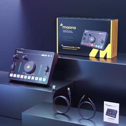Maono - AMC2 Neo - Streaming Deck - 48V Fantoomvoeding - Bluetooth DJ Mixer - Gaming Mixer - Ingebouwde Accu - Podcast / Stream / Gaming - XLR Aansluiting - Line-in - Voice Changer — thumbnail 3