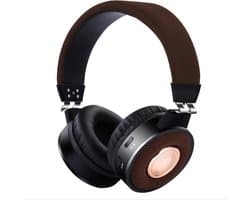 Draadloze Koptelefoon met Bluetooth - on-ear - bruin