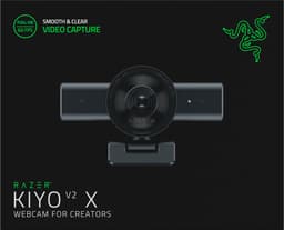Razer Kiyo V2 X - Webcam - 60FPS - Ingebouwde Microfoon - Auto-Focus - 1440p - Groothoeklens - Zwart — thumbnail 3