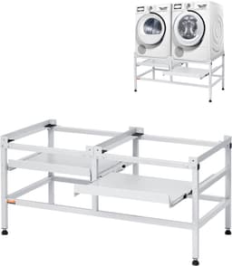 VEVOR Wasmachine Onderstel Droger Onderbouw Voetstuk 1230x635x625mm 267kg — thumbnail 2