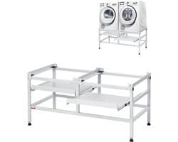 VEVOR Wasmachine Onderstel Droger Onderbouw Voetstuk 1230x635x625mm 267kg — afbeelding 1