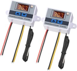 Digitale Temperatuurregelaar DC 12V - Thermostaat voor Verwarming en Koeling met Waterdichte Sonde (-50°C tot 110°C) — thumbnail 1