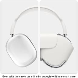 Transparante Beschermhoes voor AirPods Max hoofdtelefoon - Krasbestendig TPU — thumbnail 5