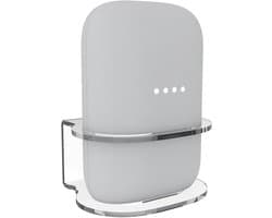 Audio Houder Wandhouder Transparant Acryl Beugel Tafelblad Organizer Met Kabelbeheer - Luidspreker Accessoires Rack.