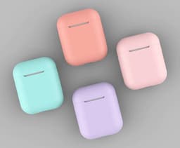 Hoesje geschikt voor Apple AirPods 1 en 2 - Siliconen hoesje - Paars - Siliconen - Soft Case - Cover - CHPN — thumbnail 2