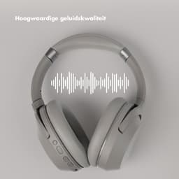 Selencia Urban Play Koptelefoon - Draadloze Koptelefoon met Active Noise Cancelling - Bluetooth Headphones - Cosy Grey — thumbnail 3