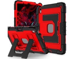 Robuuste beschermhoes voor iPad Air 11 inch 2025 met standaard en schouderriem