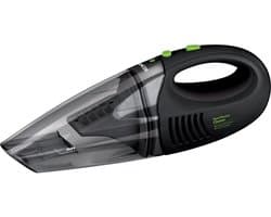 Accu handstofzuiger zwart draadloos 15 min werktijd oplaadbare stofzuiger nat en droog 0,5 L