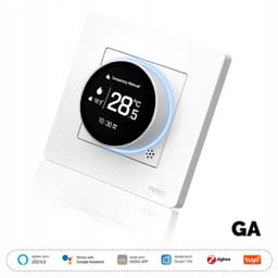 Slimme Thermostaat Zigbee 5A voor Vloerverwarming - Wit — thumbnail 1