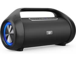 Draadloze Bluetooth Speaker met LED Verlichting - Krachtige Muziekbox met Lange Batterijduur (22u) en USB Opladen