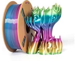 3D Printer Filament 1.75mm PLA Zijde Effect Glanzend Kleurveranderend Regenboog 1kg