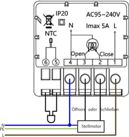 Digitale Wifi Thermostaat voor Vloerverwarming met Externe Sensor en App Bediening — thumbnail 1