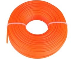 Vervangingsdraadspoel voor trimmer - 2.4mm trimmerlijn - nylon koord - ronde draad - benzine grasmaaier - 50 miljoen
