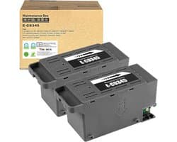 Onderhoudsdozen voor Afvalinktcartridges - Gereviseerd en Compatibel met Diverse Printermodellen (2 Pakketten)