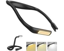 Flexibele oplaadbare LED-leeslamp met instelbare helderheid en zacht licht voor comfortabele leeservaring