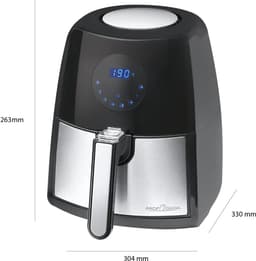 Hot air fryer 2.5 liter - 7 programma's - LED-display - 1500 W — thumbnail 5