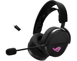 ASUS ROG Pelta - Headset Bedraad en draadloos - USB-C - Bluetooth - 2,4 GHz - Zwart