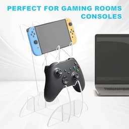 Ergonomische Headset Stand en Controller Houder van Acryl voor Gaming en Kantoor — thumbnail 2