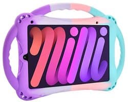 Zware Schokbestendige Kinderhoes voor iPad Mini 6 met Drie Handvatten en Standaard