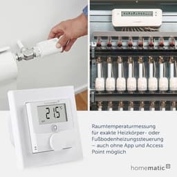 Wandthermostaat Met Schakeluitgang Voor Slimme Vloerverwarming, Wit — thumbnail 3