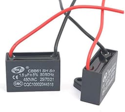 CBB61 Condensator 1.5uF 450V AC voor Airconditioner en Ventilator — thumbnail 2