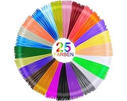 3D-pen filament 1,75 mm - 25 fluorescerende kleuren - PLA filament navullingen voor 3D-printerpen