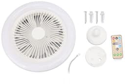 Moderne Inbouw Ceiling Fan met Verlichting 36W voor Binnengebruik - Mini Ventilator met LED Lamp voor Slaapkamer, Woonkamer en Keuken — thumbnail 5