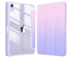 Dunne Beschermcase voor iPad Mini 7 (2024) en iPad Mini 6 – Schokbestendig en Transparant met Pencilsysteem