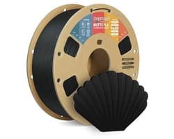 Matte Zwart PLA 3D Printer Filament 1.75mm - 1KG Spoel